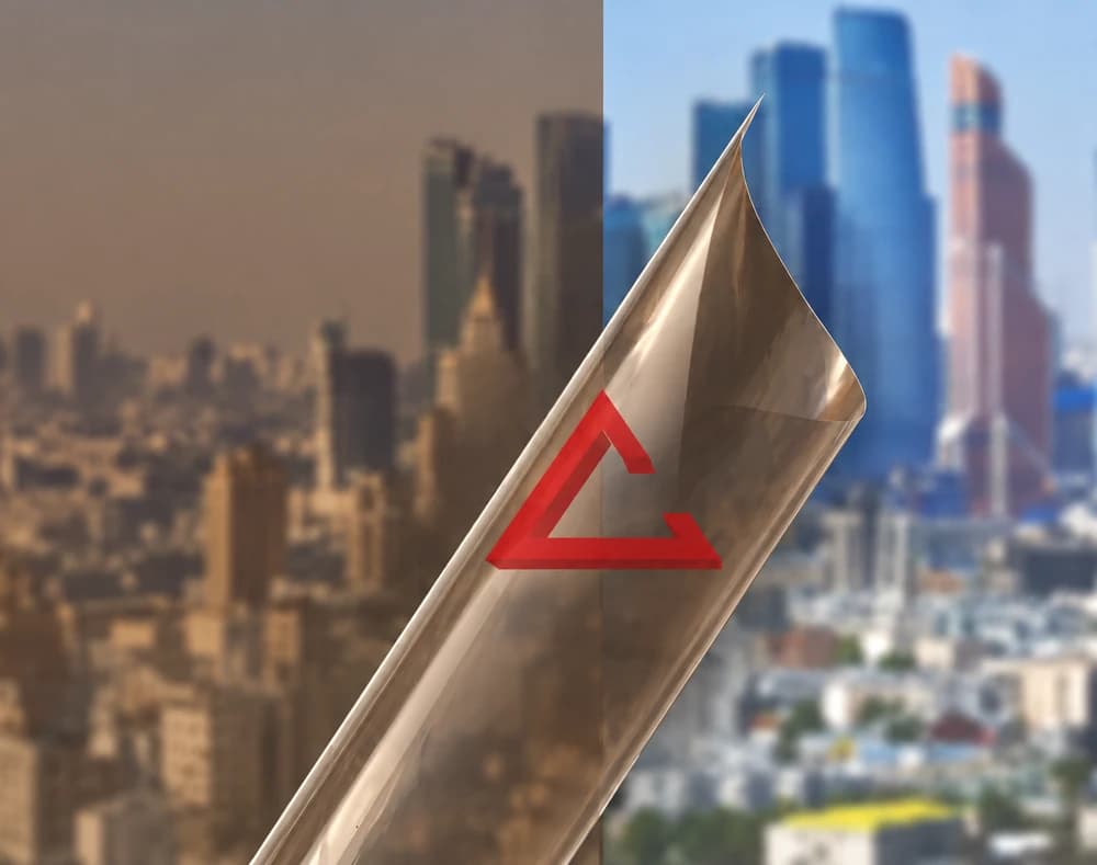 декоративная плёнка бронзовый глянцевый CRYSTAL BRONZE — тонировка окон квартир, домов и зданий в Санкт-Петербурге